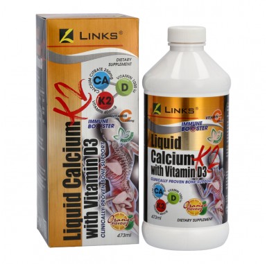 Links Liquid Calcium K2 with Vit D3