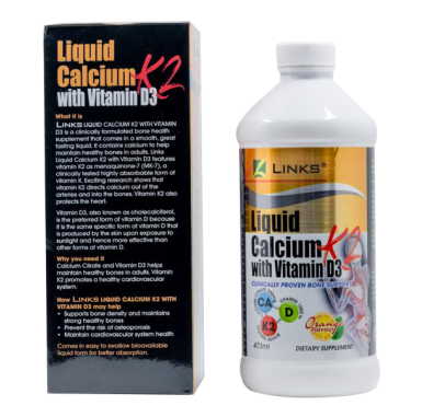 Links Liquid Calcium K2 with Vit D3