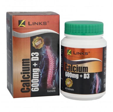 Links Calcium 600mg + D3